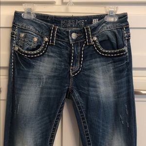 Miss me Jeans . Worn once . Size 27 ..Bootcut